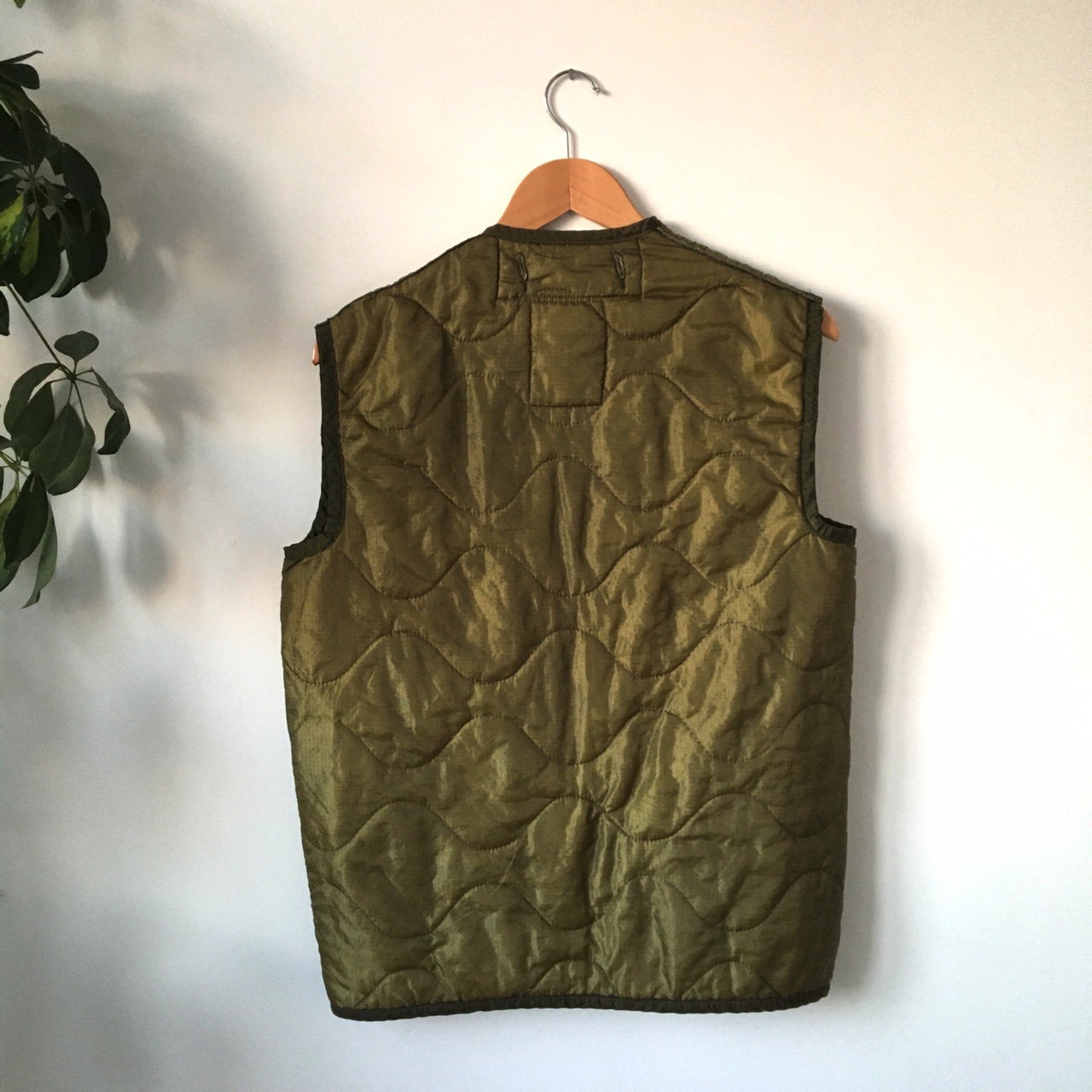 Upcycled Vintage American Military Liner Vest - Maerl Vintage