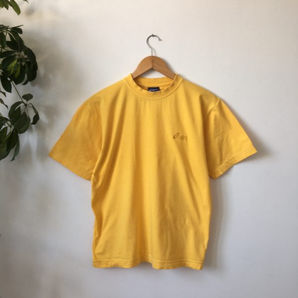 Yellow ASICS t-shirt - Maerl Vintage
