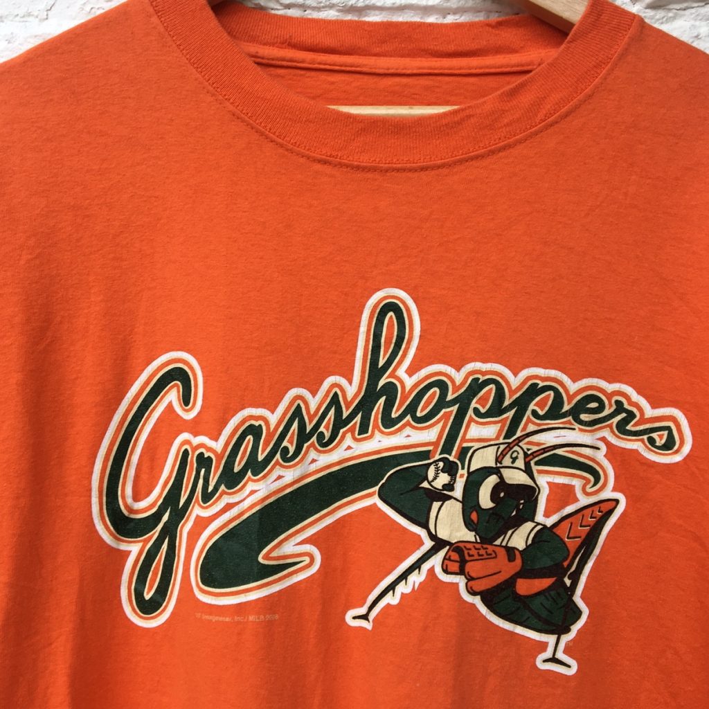 Greensboro Grasshoppers Baseball T-shirt (L) - Maerl Vintage